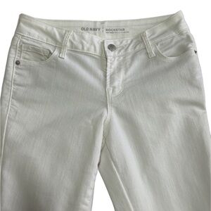Old Navy Women's Cream Skinny Jeans